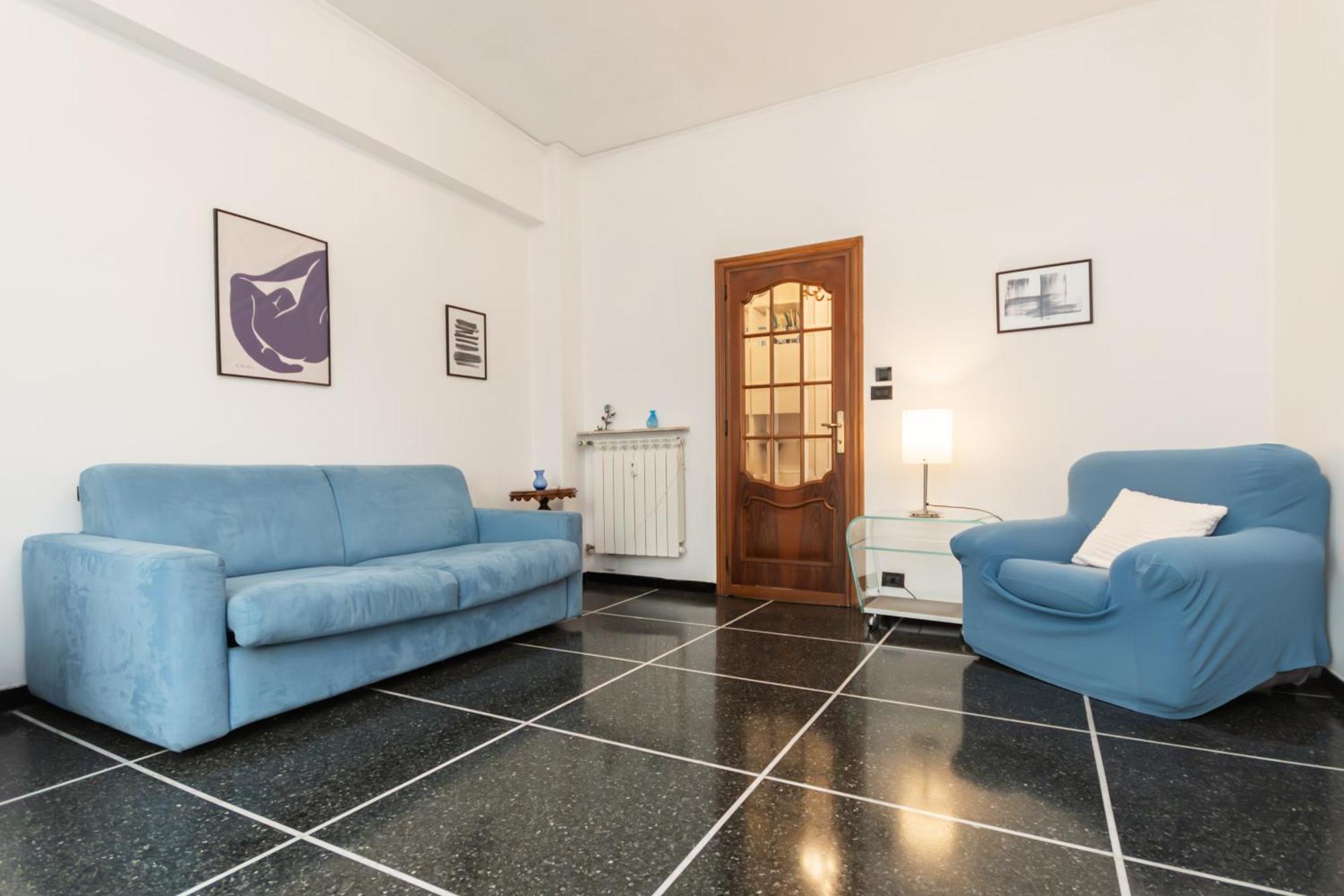 9Min Centro E Stazione Ferroviaria Apartment Genoa Bagian luar foto